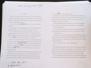 A Gilbert manuscript page